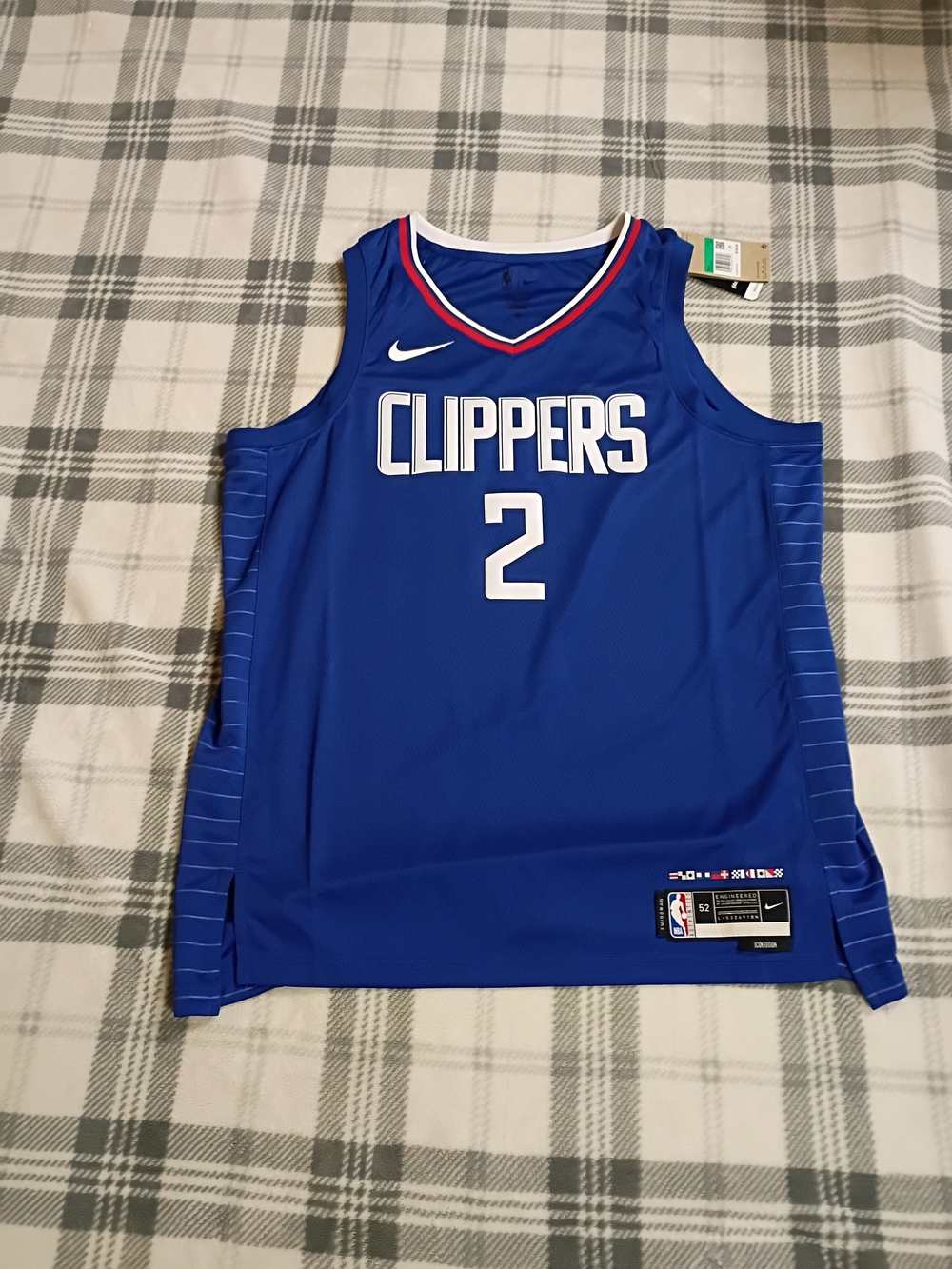 Nike Los Angeles Clippers Blue #2 Basketball Jersey